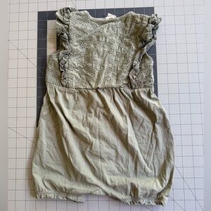 H&M Green Eyelet Romper 2T